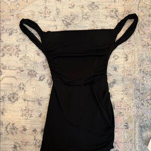 Tiger Mist Elegant Black Backless Dress